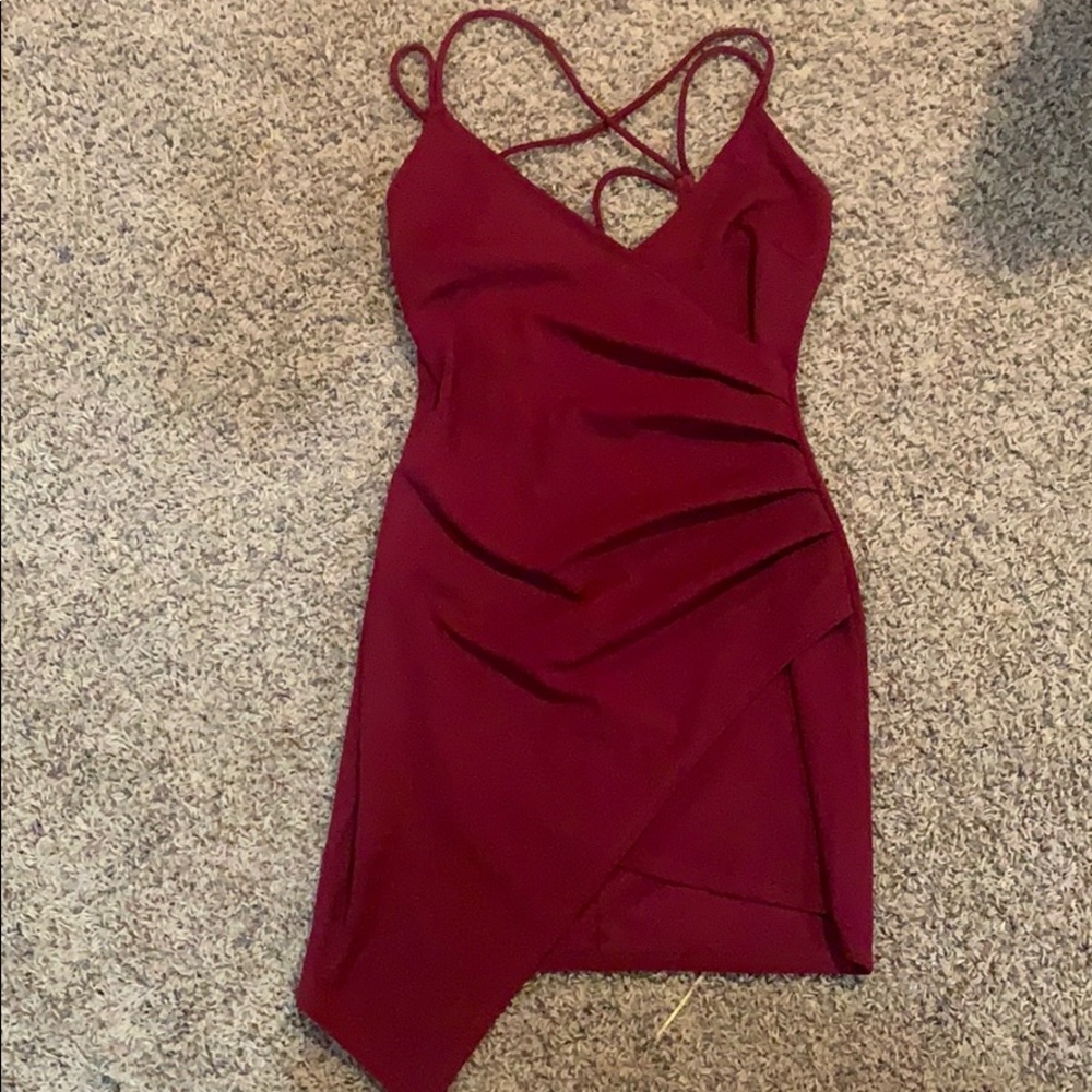 Sexy red dress